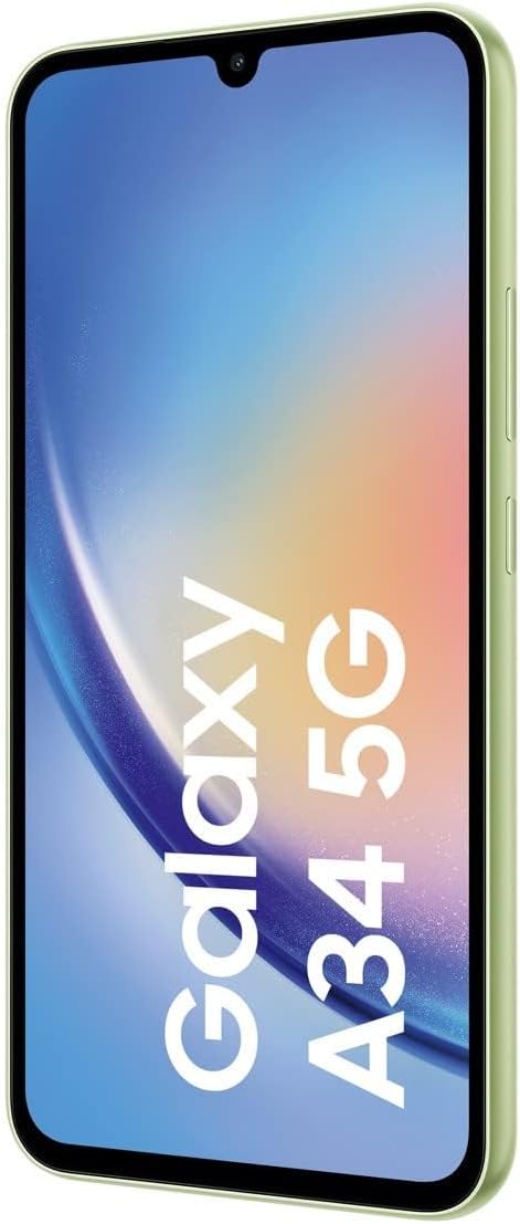 Samsung Galaxy A34 A346B 5G EU 8/256GB, Android, Awesome Lime lindgrün 256 GB, lindgrün 256 GB