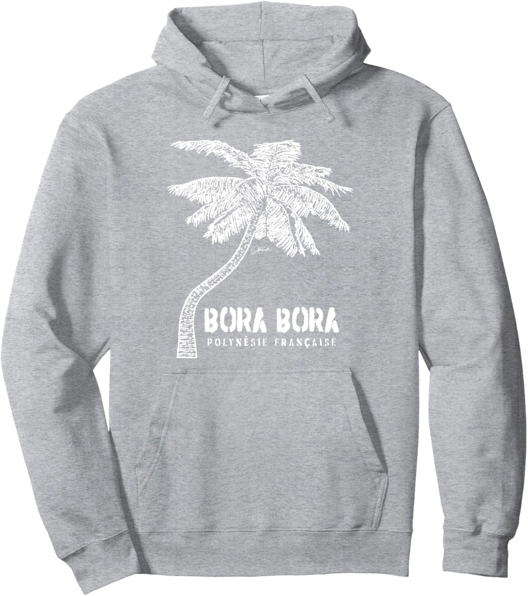 JCombs: Bora Bora, Französisch-Polynesien, Palme Pullover Hoodie