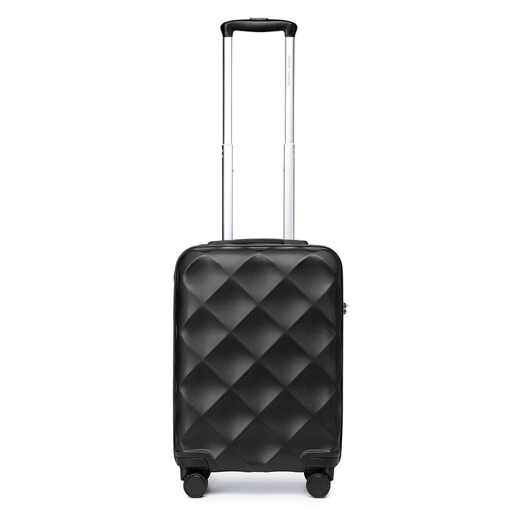 British Traveller Handgepäckkoffer 54x36.5x21.5 cm Leichter Reisekoffer aus ABS+PC mit TSA-Schloss,