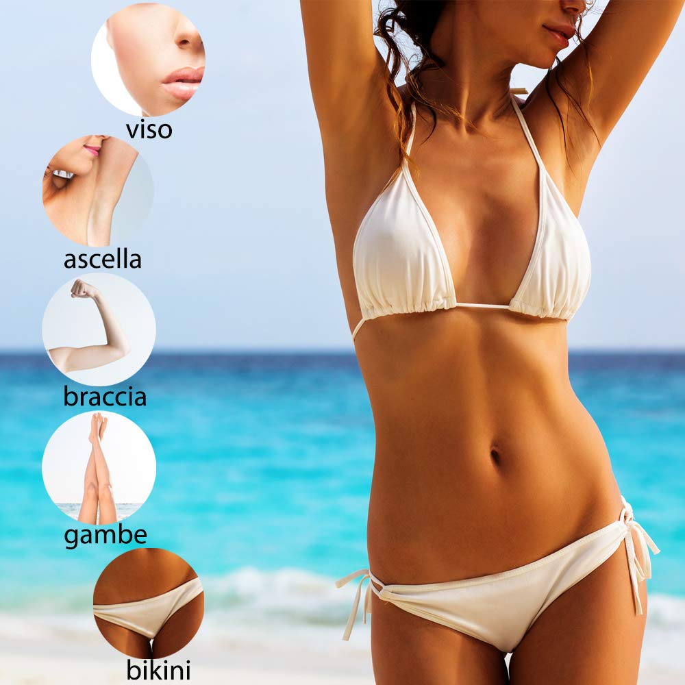 Anyskin Haarglätter-Set mit Wachs, 2 Wachs, Vase Lipo, Anyskin, Haarentfernungsrolle und