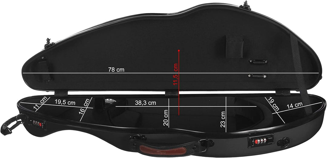 Geigenkoffer Glasfaser Safe Flight 4/4 copper M-Case
