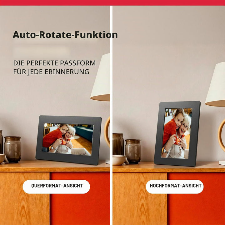 Agfa Photo - Bilderrahmen Realiview 7' 7 Zoll mit WLAN, 7 Zoll mit WLAN