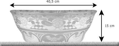 Atalaya - Talavera mexikanisches Waschbecken - Cerames | Aufsatzwaschbecken 40,5 x 15 cm | Waschscha