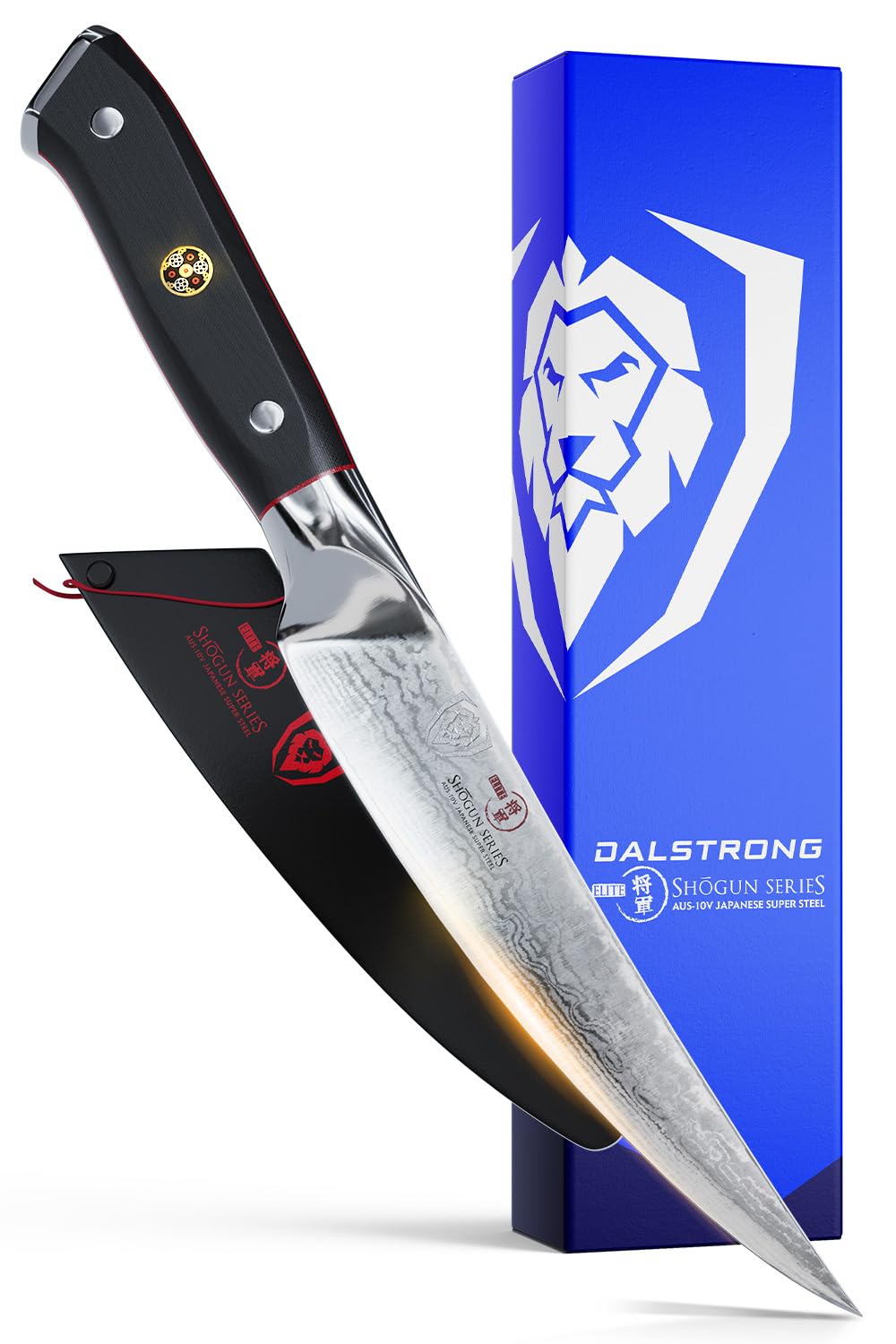 DALSTRONG Premium Filetiermesser mit Klingenschutz - Damastmesser - nach Kanadischem Design aus AUS-