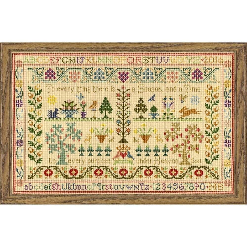Bothy Threads Kreuzstich-Set Jahreszeit und Zeit, 52x33cm, XS5, Zählmuster