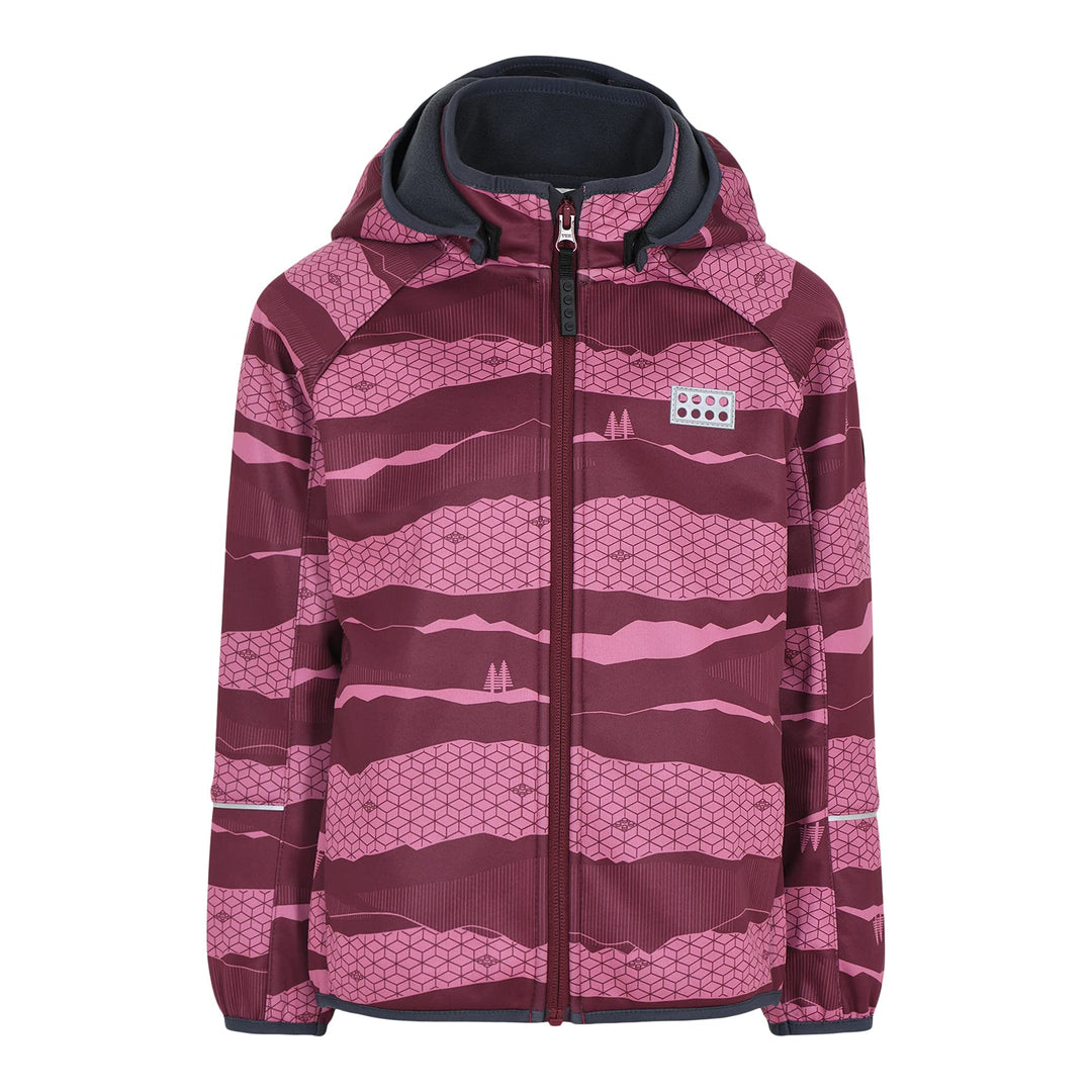 LEGO Jungen Softshelljacke Winddicht Atmungsaktiv Wasserabweisend Fleecefutter Shell-Jacke 116 Borde