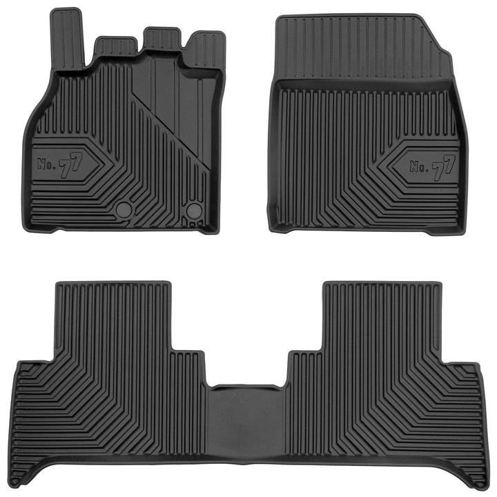M MOTOS Gummimatten Auto Fussmatte passt für Renault Grand Scenic II 2009-2016 Verbessern Sie Ihren