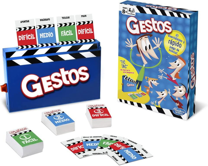 Hasbro Gaming – Gesten Gesellschaftsspiele, spanische Version, mehrfarbig (HASBRO b0638105) Spanisch