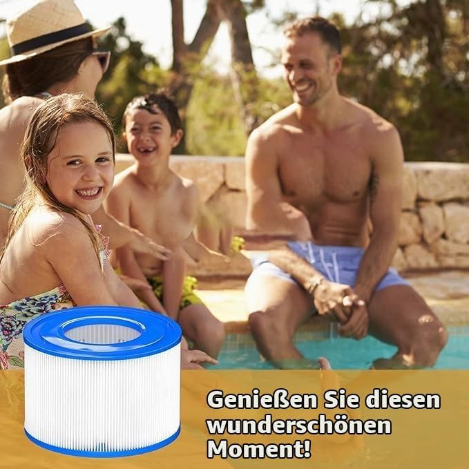 Typ S1 Filter kompatibel mit Intex PureSpa, Whirlpoolfilter für Spa 29001E, Easy Set Poolfilterkartu