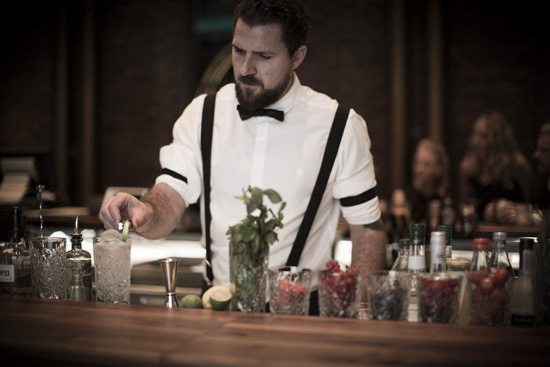 Barlöffel, hochwertige Barlöffel, lebensmittelecht, gedrehter Stiel inklusive Stössel, 27 cm lang, K