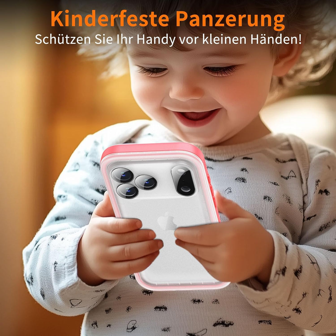 Cozycase TOP Militärschutz wasserdichte 360 Hülle Für iPhone 17 Pro | Outdoor Panzerhülle Full Armor