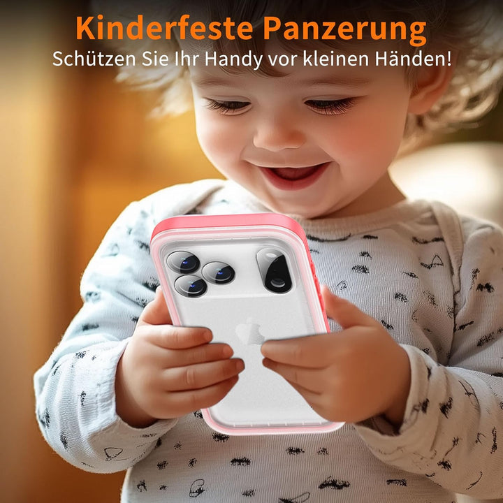 Cozycase TOP Militärschutz wasserdichte 360 Hülle Für iPhone 17 Pro | Outdoor Panzerhülle Full Armor