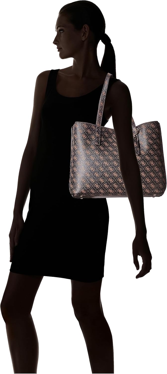 GUESS Borsa Mano/Spalla Meridian Brown Logo B24GU105 OG877823 Einheitsgrösse, Einheitsgrösse