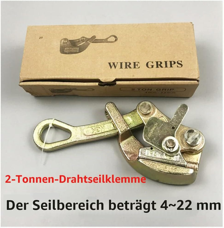 Drahtseilspanner Klemme, Heavy Duty Drahtspanner Multifunktionale Drahtseil Kabelklemme für Kommunik