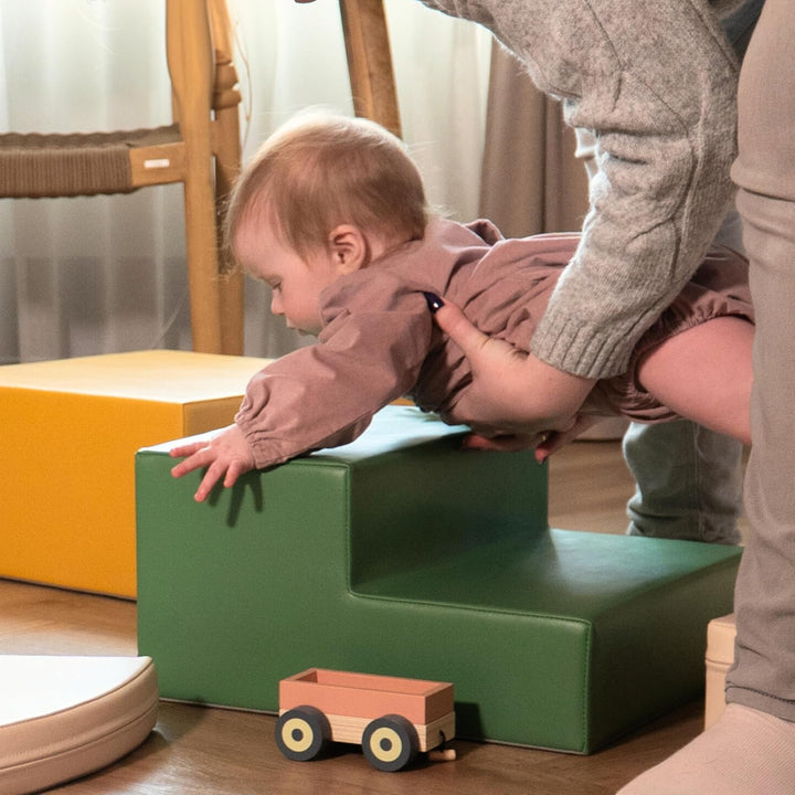 IGLU SOFT PLAY Set mit 3 Schaumstoffblöcken für die Motorik für Babys weich riesig aus Schaumstoff (