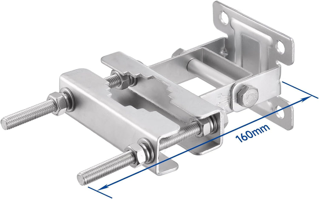 Bingfu Verstellbare Antennen Masthalterung Halterungen zur Wand Mastklemme Anti Rost Hardware Zubehö