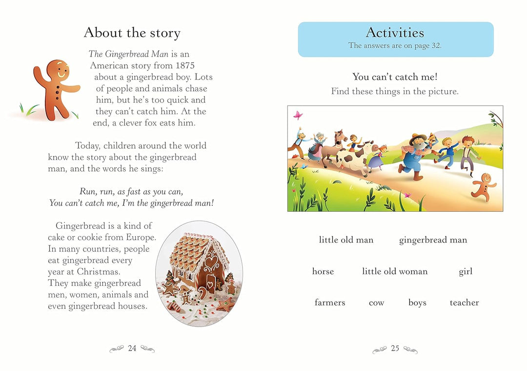 The Gingerbread Man (English Readers Level 1), Taschenbuch