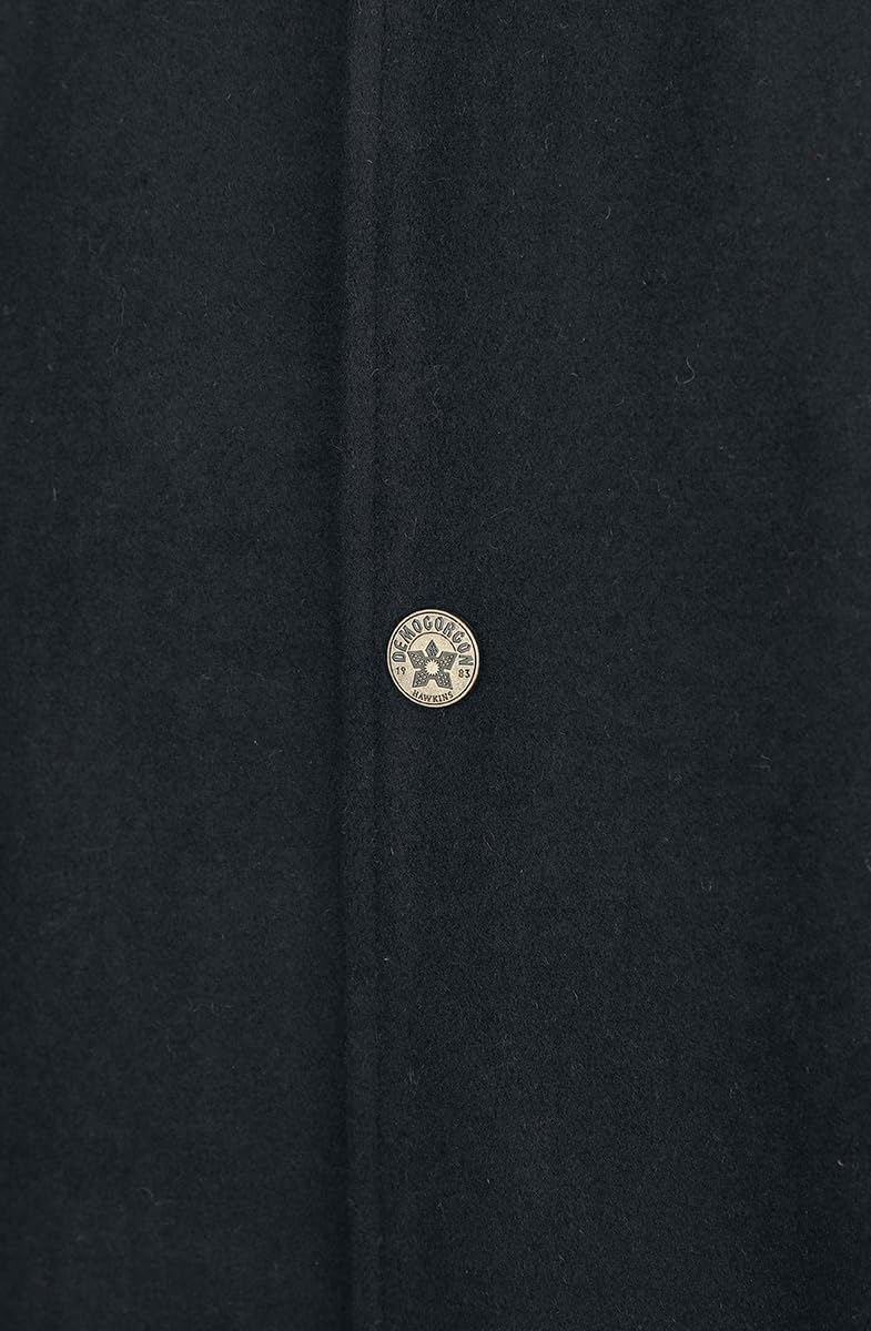Stranger Things Hellfire Club Männer Collegejacke schwarz Fan-Merch, TV-Serien M Schwarz, M Schwarz
