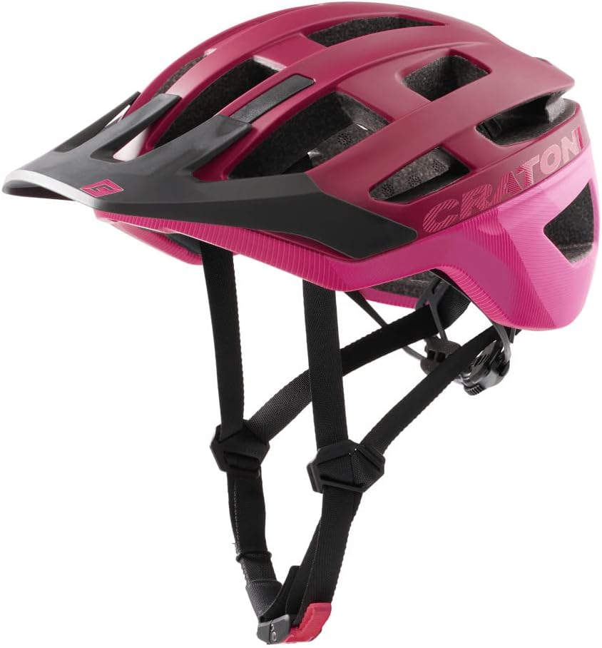 Cratoni Allrace Fahrradhelm Trail Endurohelm Bikehelm Allround Lila Mat M, Lila Mat M
