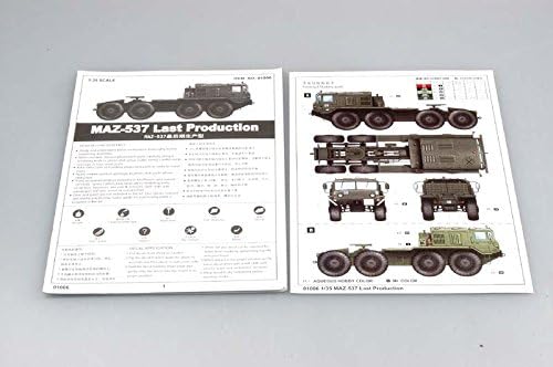 Trumpeter 01006 Modellbausatz MAZ-537 Last Production