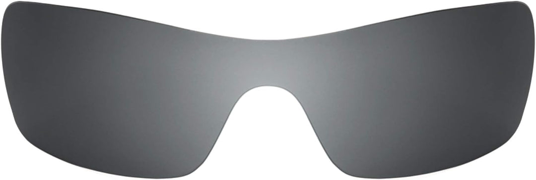 REVANT Ersatzgläser Kompatibel mit Oakley Batwolf, Polarisiert, Elite Schwarz Chrome MirrorShield