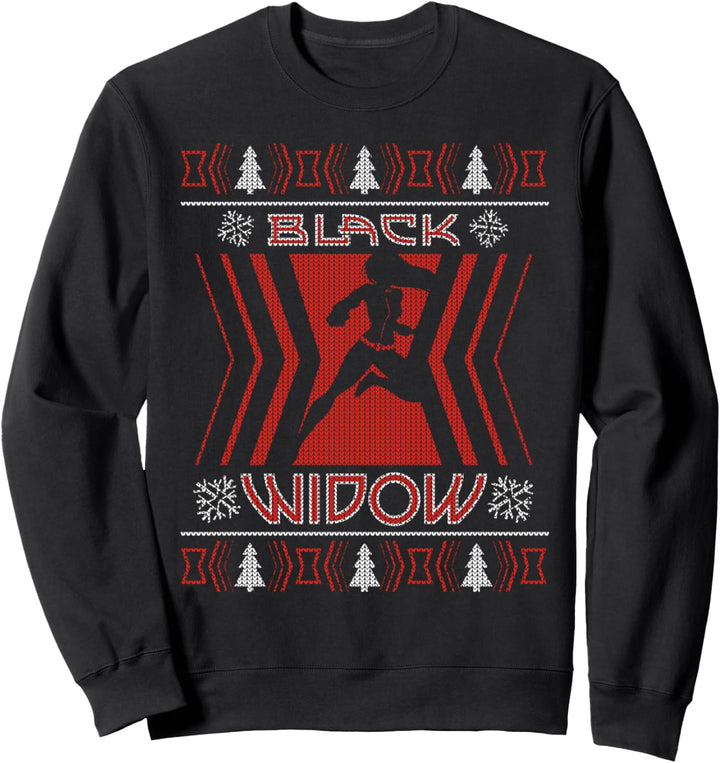 Marvel Black Widow Natasha Romanoff Holiday Sweater Sweatshirt