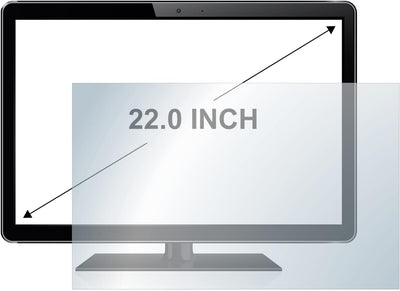 upscreen 22" Entspiegelungs-Schutzfolie für 22,0 Zoll Industrie-Monitore (55.9 cm) [490 x 270 mm, 16