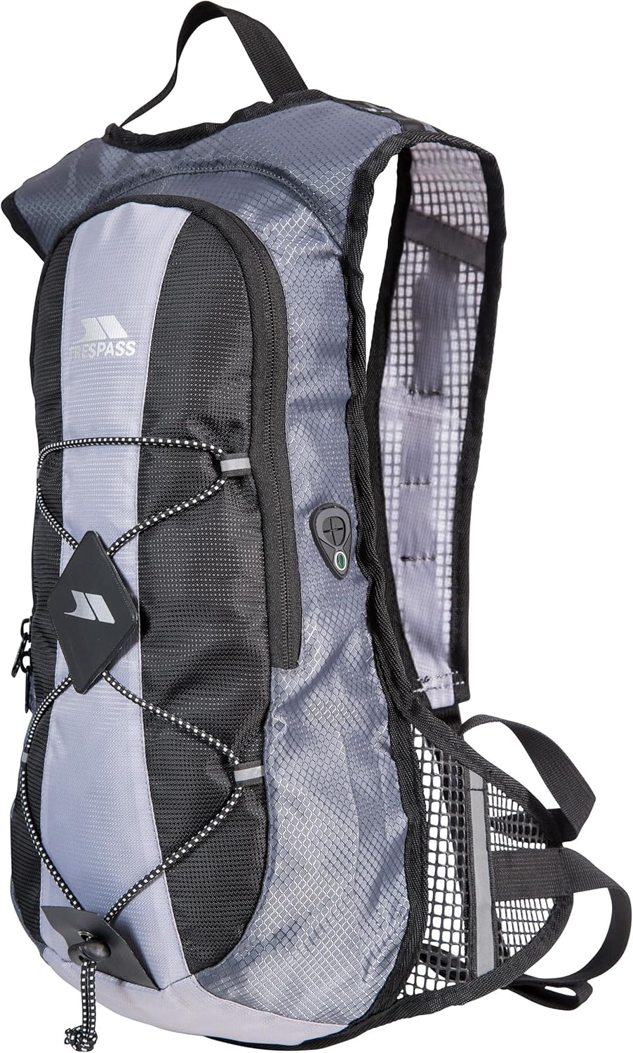 Trespass Mirror, Rucksack 15 Liter mit Hüftgurt & 2 Liter Wasserreservoir / Trinkblase / Hydration P