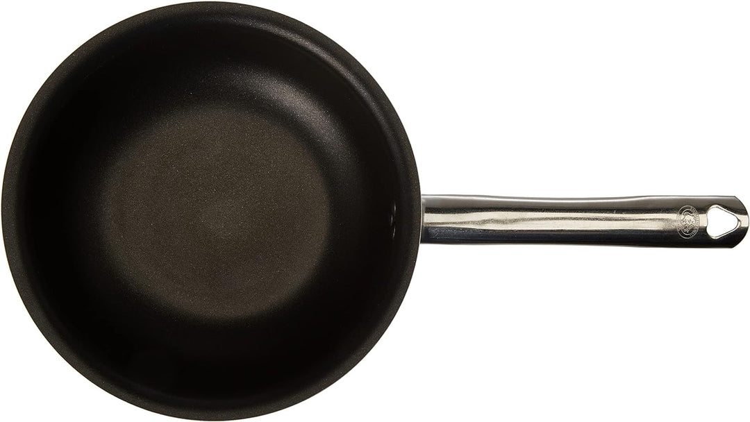 Töpfe Agnelli Pan Platinum bei Stir, Aluminium, Dicke 5 mm, silber, 24 cm Flared, 24 cm