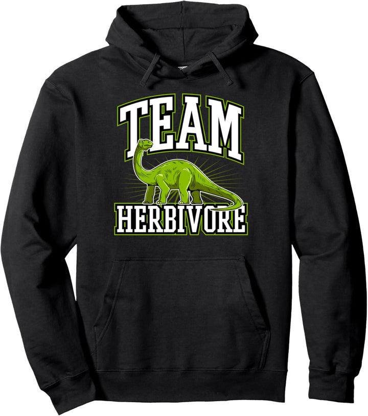 Team Herbivore Brachiosaurus Pro Vegan Dinosaurier Lover Pullover Hoodie