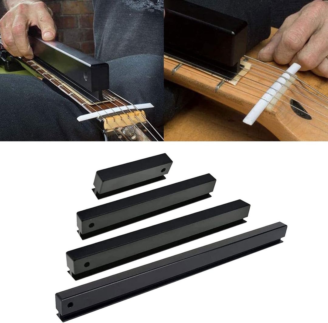 PLMN Guitar Fret Leveler Fret Sanding Leveling Beam File Bar Luthier Tool for Guitar & Bass Aluminum