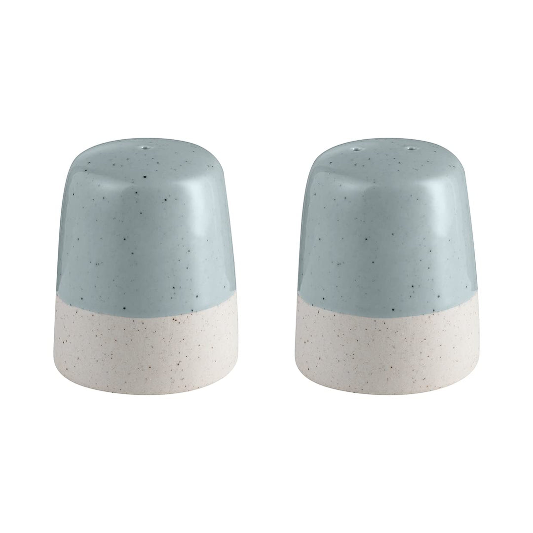 blomus Salz- & Pfefferstreuer SABLO | 2er Set | Steingut | Farbe Stone | handwerklicher Look, Stone