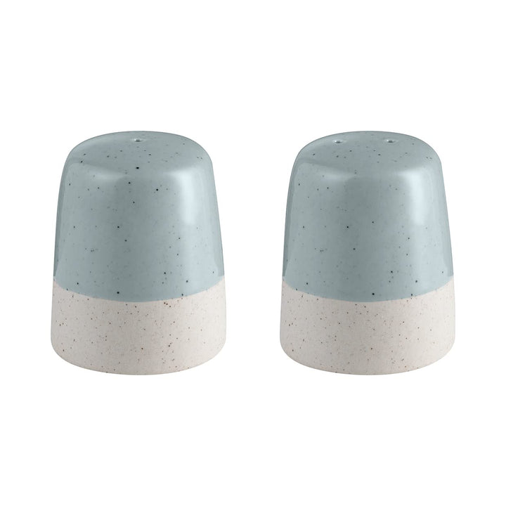 blomus Salz- & Pfefferstreuer SABLO | 2er Set | Steingut | Farbe Stone | handwerklicher Look, Stone