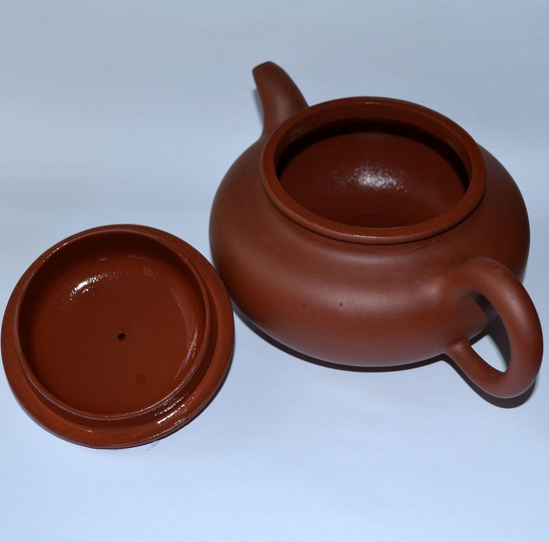 Yxhupot Zisha Classics Teekanne, 250 ml, chinesischer Yixing-Ton, Rot, Rot, Rot