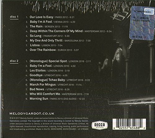 Live in Europe, Audio-CD