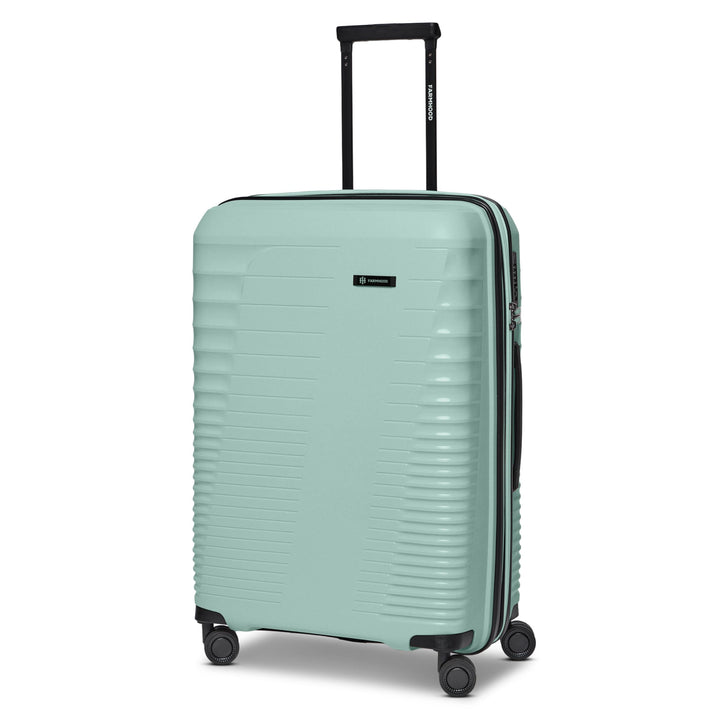 Eco Edition Mittelgrosser Hartschalen Koffer nachhaltig | Trolley 44 x 26 x 67 cm mit Dehnfalte von