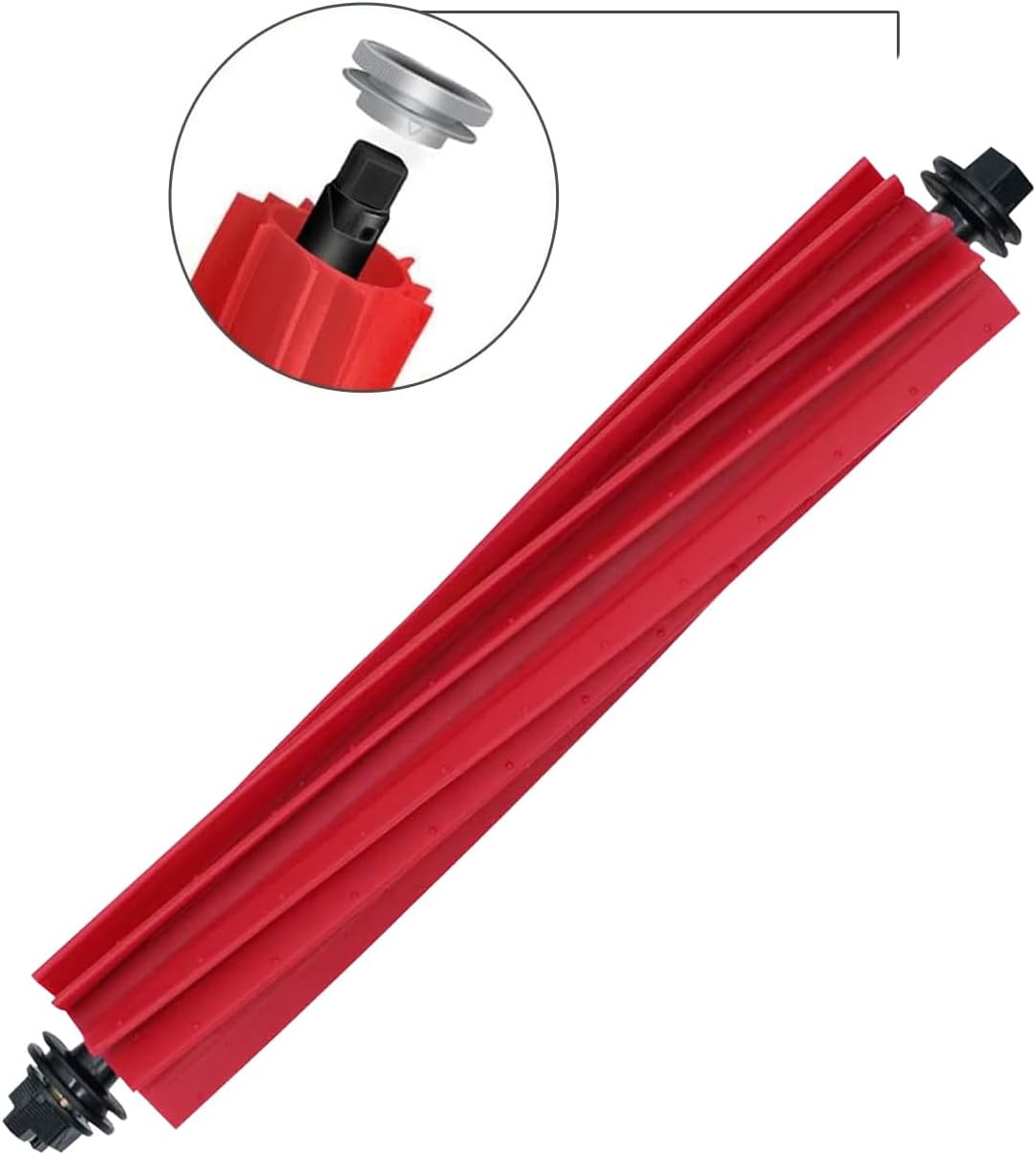 Ersatzteile Zubehör, Trennbare Rubber DuoRoller-Bürste für roborock S8/S8 +/S8 Pro Ultra/Q8 max/Q8 m