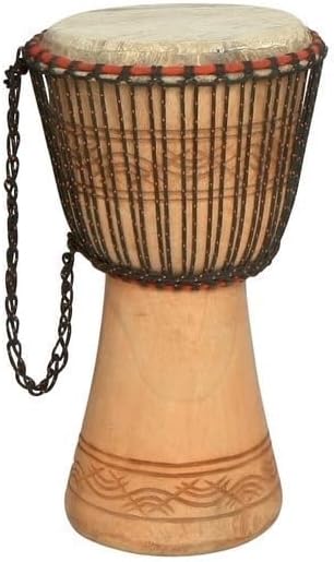 Kamballa 838012 Djembe (Höhe 52 cm, Durchmesser 25 cm) Höhe 52 cm, Drm. 25 cm, Höhe 52 cm, Drm. 25 c