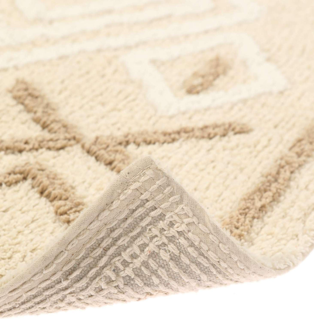 RugVista Badematte Atlantis, 90 x 60 cm, Rechteckig, Mittelflor, Moderner Badteppich, Maschinenwasch