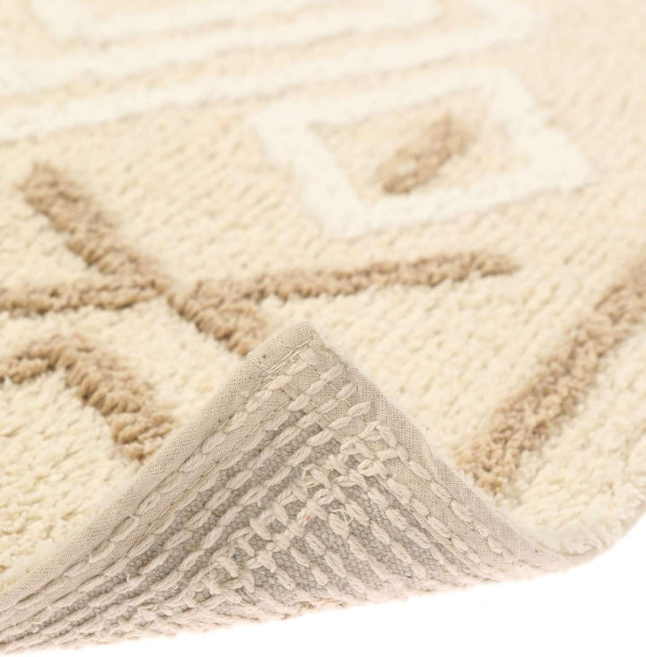 RugVista Badematte Atlantis, 90 x 60 cm, Rechteckig, Mittelflor, Moderner Badteppich, Maschinenwasch