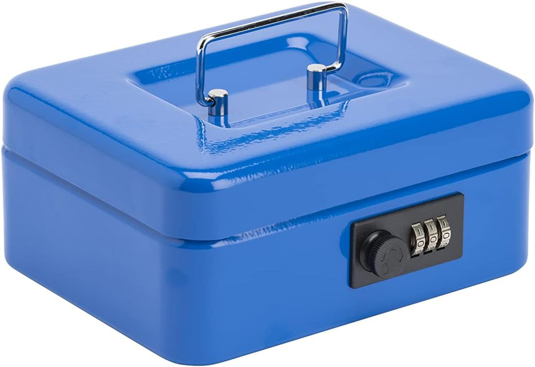 Sterling Locks Handkasse, Geldkassette mit Zahlenschloss, 20,3 cm, 701979 Blau, Blau
