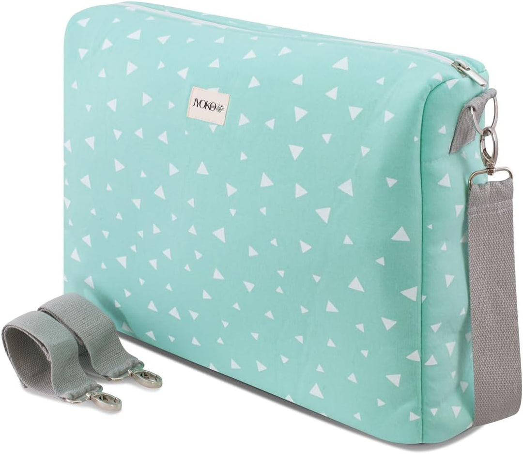 JYOKO KIDS Kinderwagentasche + Wickeltisch, Gestrickter Stoff, Baby Tasche Kinderwagen Organizer (kl