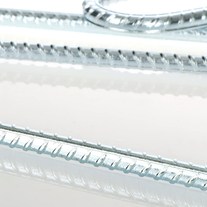 COM-FOUR® 16x XL Bodenanker aus massivem Stahl, J-Form 40 cm, Ø 1 cm – verzinkte Erdanker für Zelt,