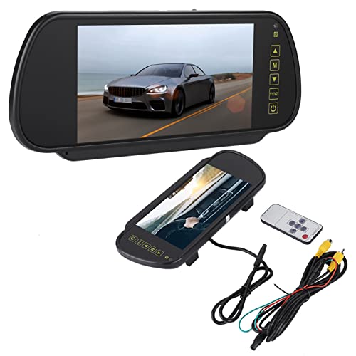 7-Zoll Auto PKW Rückspiegel Display LCD TFT Einparkhilfe Bildschirm Rückfahrkamera Rückfahrkamera-Bi