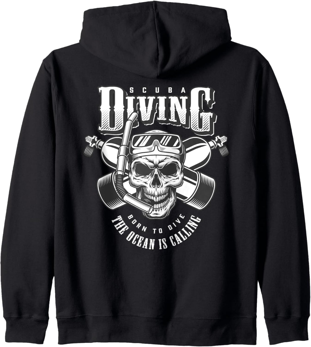 SCUBA Skull Ocean Sea Diving für Hardcore-Fans des Ozeans Kapuzenjacke