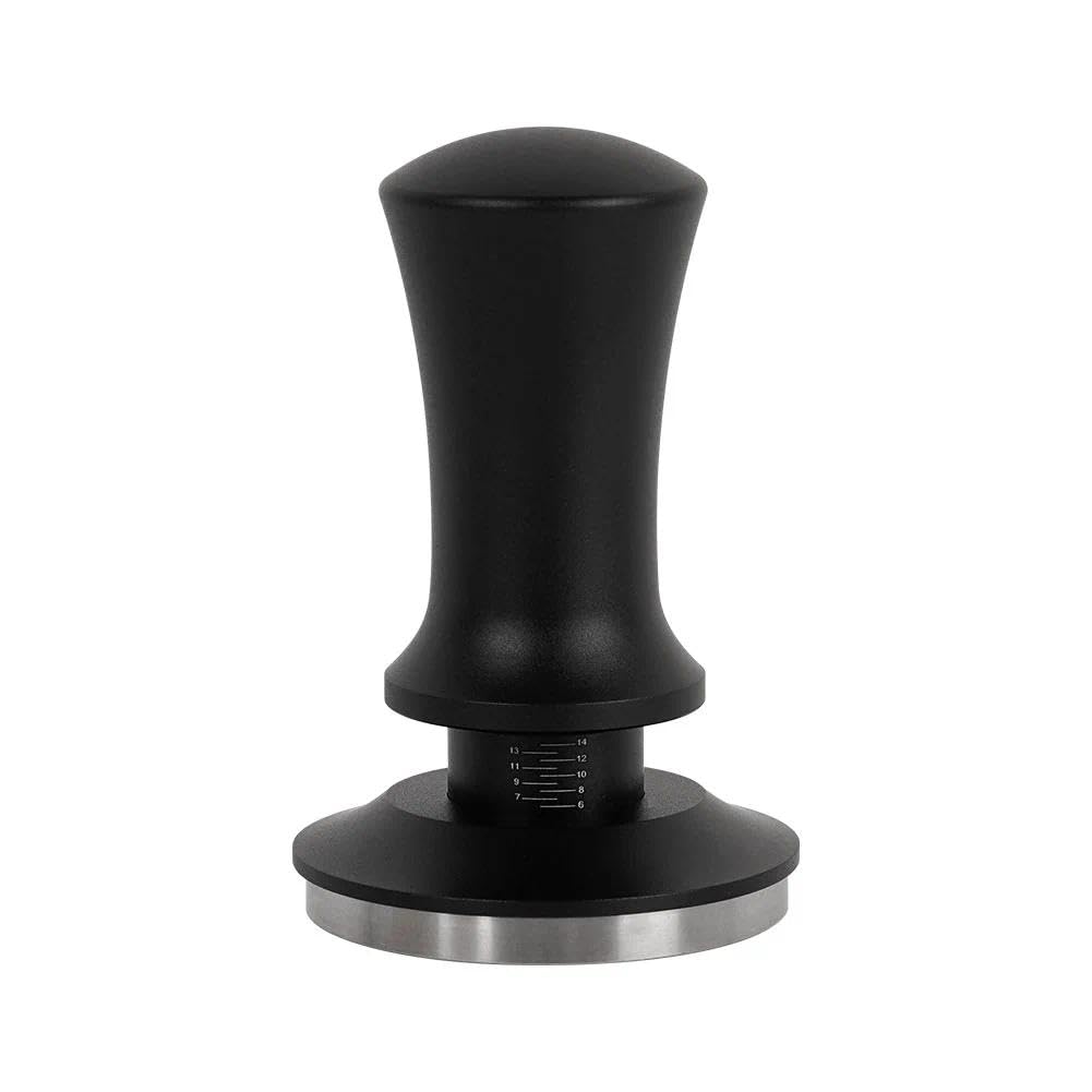 watchget 58 mm Espresso-Kaffee-Stampfer, federbelasteter Stampfer, Edelstahl, Barista, Espresso, Tam