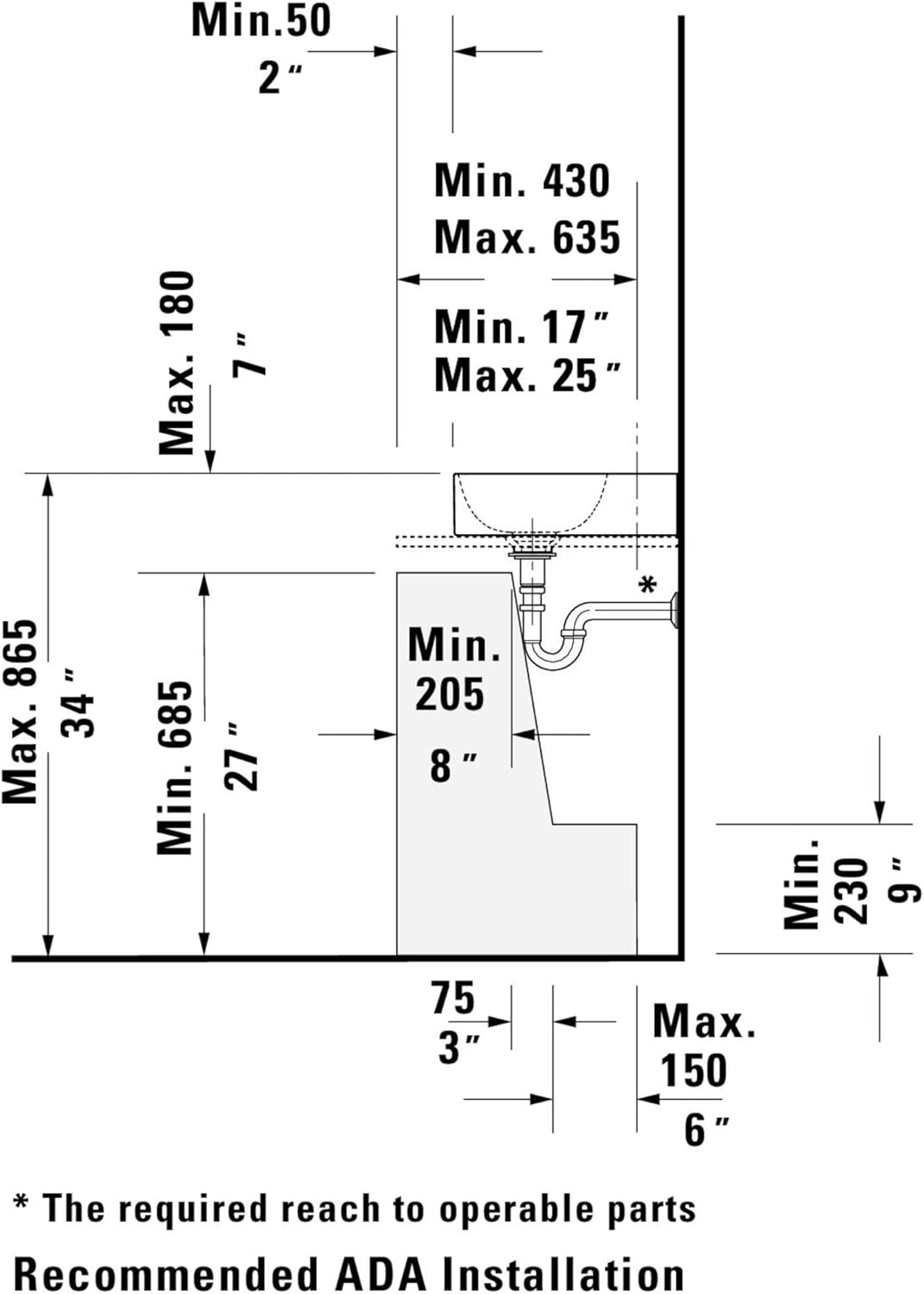 Duravit Möbelwaschtisch Compact DuraSquare 60x40cm, o. ÜL, m HLB, o. HL, we WG