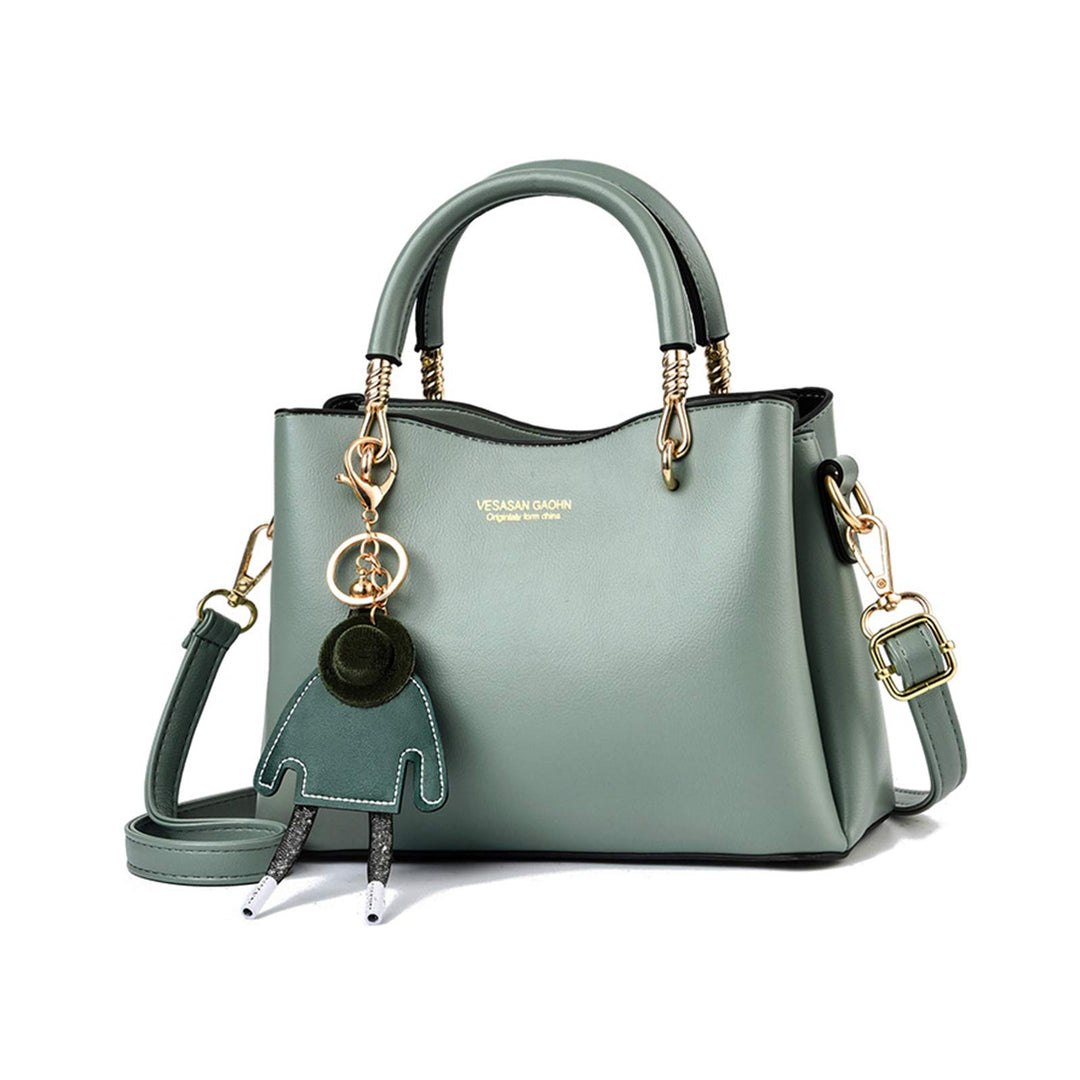 NICOLE & DORIS Damen Handtasche mit grosser Kapazität PU Leder Schultertasche Shopper Casual Umhänge