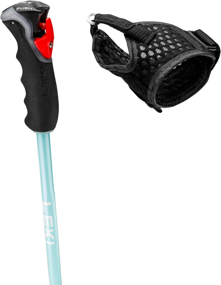 LEKI Damen Artena Airfoil 3D Skistöcke anthracite-turquoise-white 125, anthracite-turquoise-white 12
