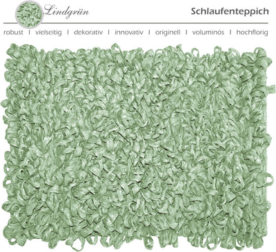 Lashuma Badezimmermatte flauschig Lindgrün, moderener Shaggy Teppich Grösse: 50x70 cm 50x70 cm Lindg